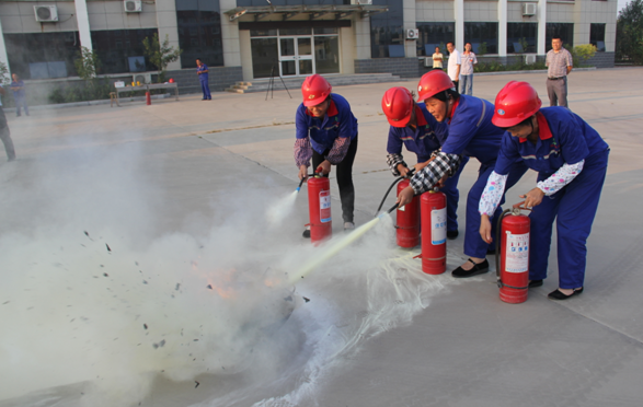 山东洁保生物科技公司2016年安全消防事故应急预案演练活动