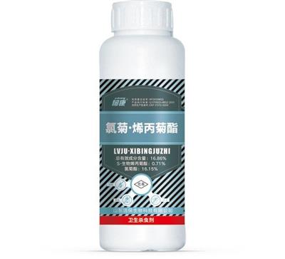 郁康16.86%氯菊烯丙菊酯水乳剂500g/瓶